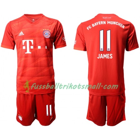 Fußballtrikots FC Bayern München JAMES 11 Kinder 2019-2020 Kurzarm Heimtrikotsatz kaufen